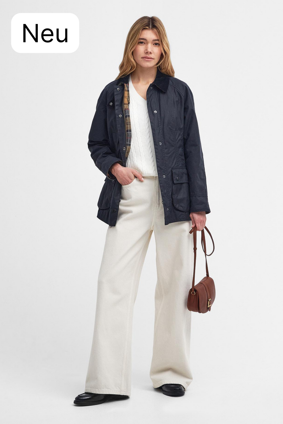 Wachsjacke Beadnell (navy)