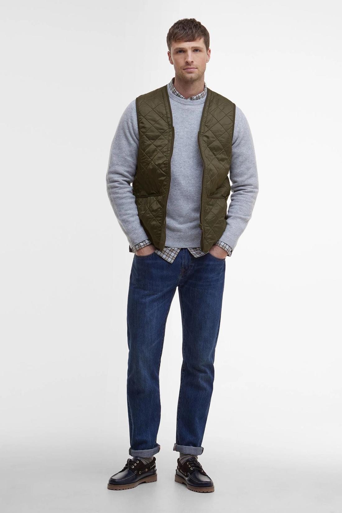 Innenfutter Polarquilt Zip-In (oliv)