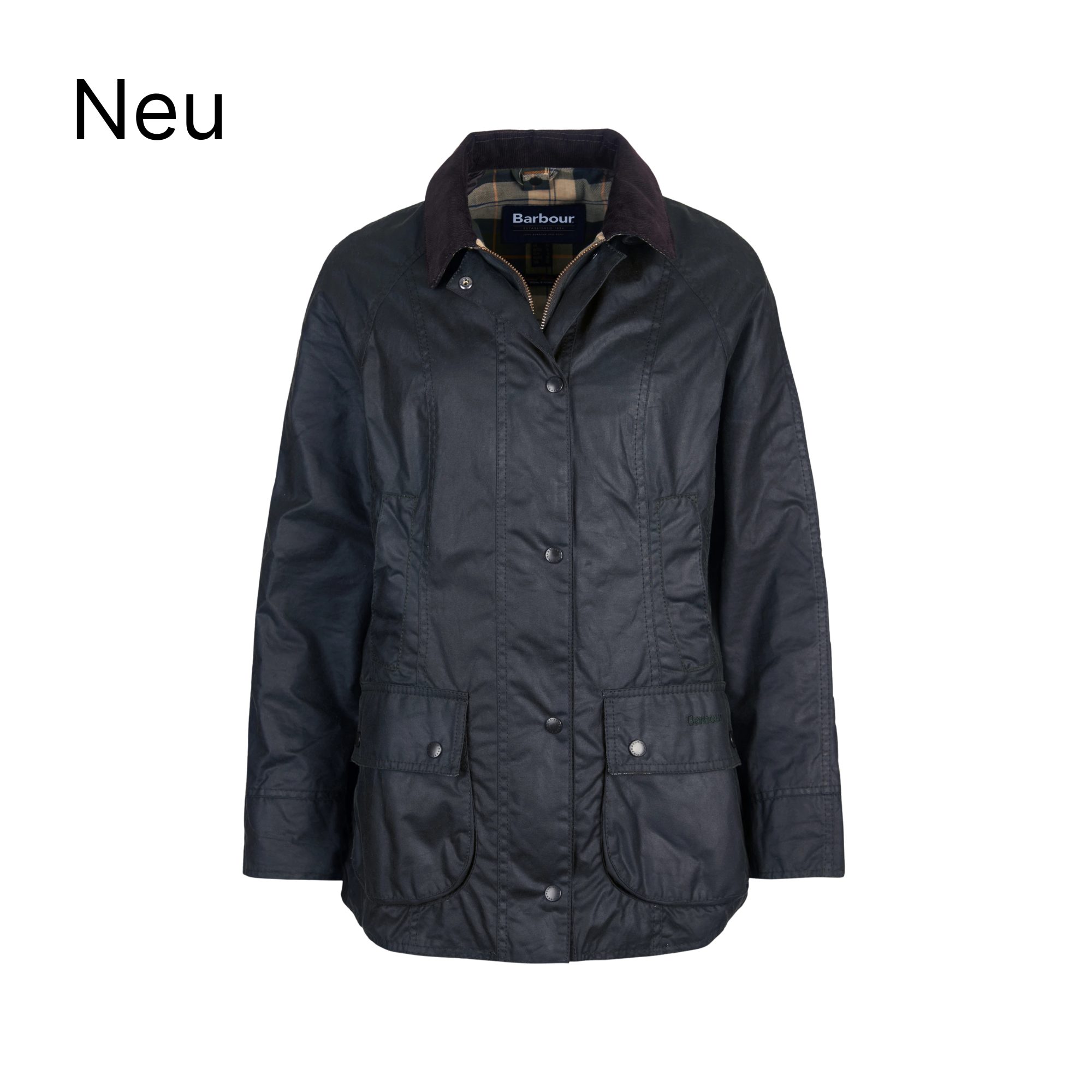 Wachsjacke Beadnell (sage)